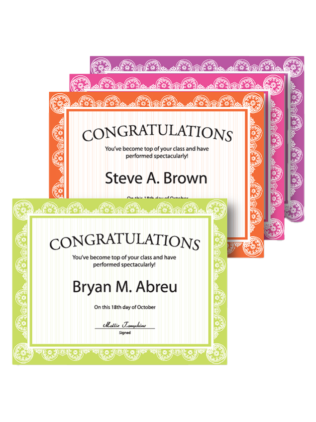 Geographics Certificates